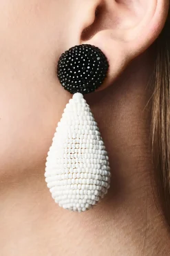 Alena Earrings-Smooth Beads-Sachin & Babi Outlet