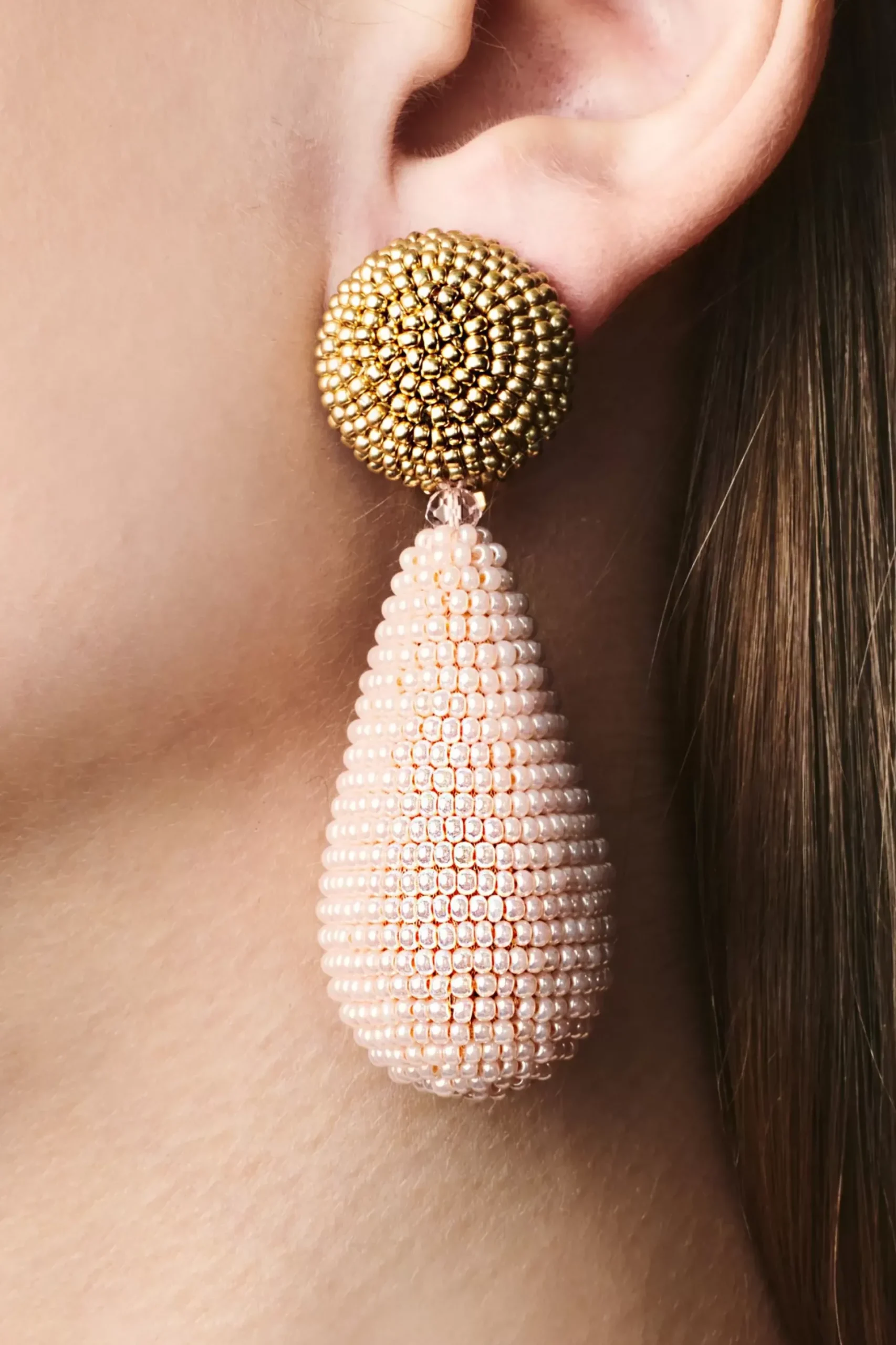 Alena Earrings-Smooth Beads-Sachin & Babi Outlet