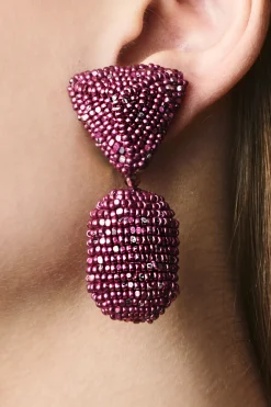Chrystie Earrings-Metallic Faceted Beads-Sachin & Babi Cheap