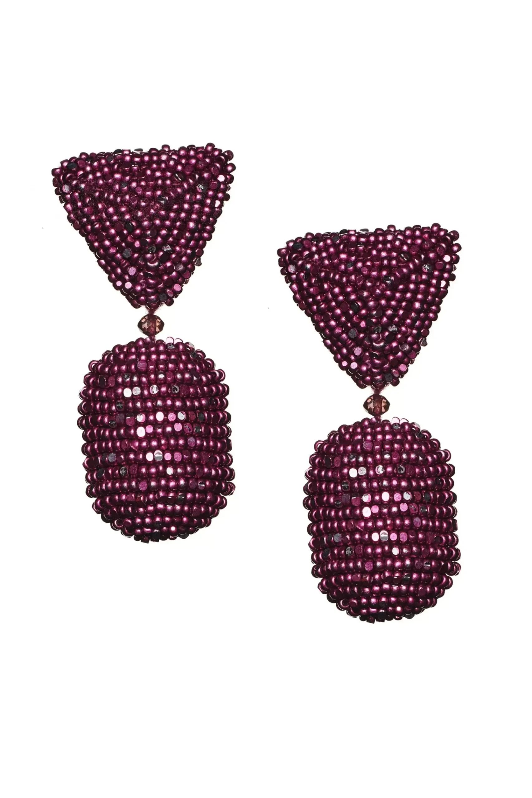 Chrystie Earrings-Metallic Faceted Beads-Sachin & Babi Cheap