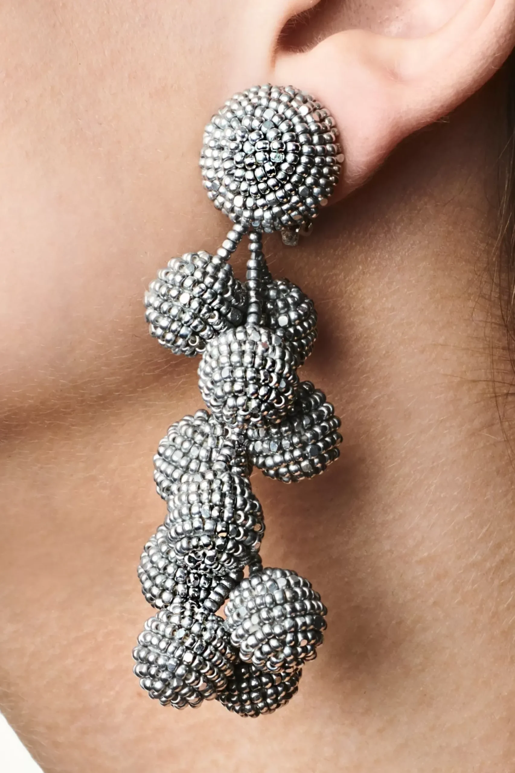 Coconuts Earrings-Smooth Beads-Sachin & Babi Store