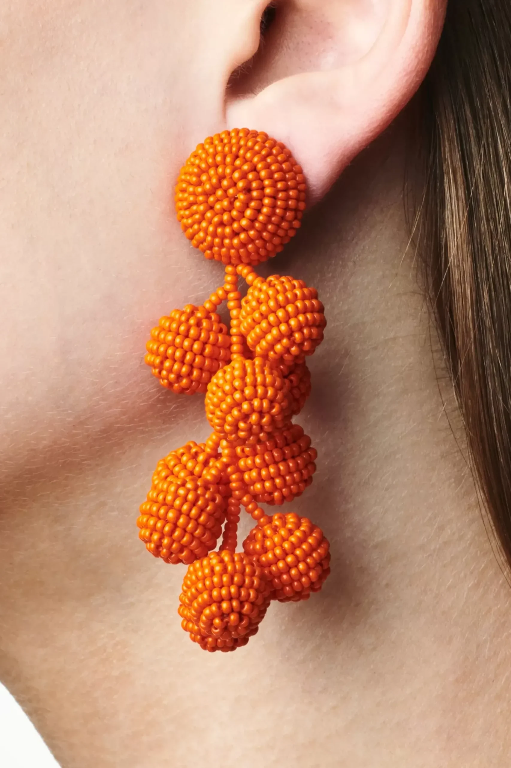Coconuts Earrings-Smooth Beads-Sachin & Babi Store