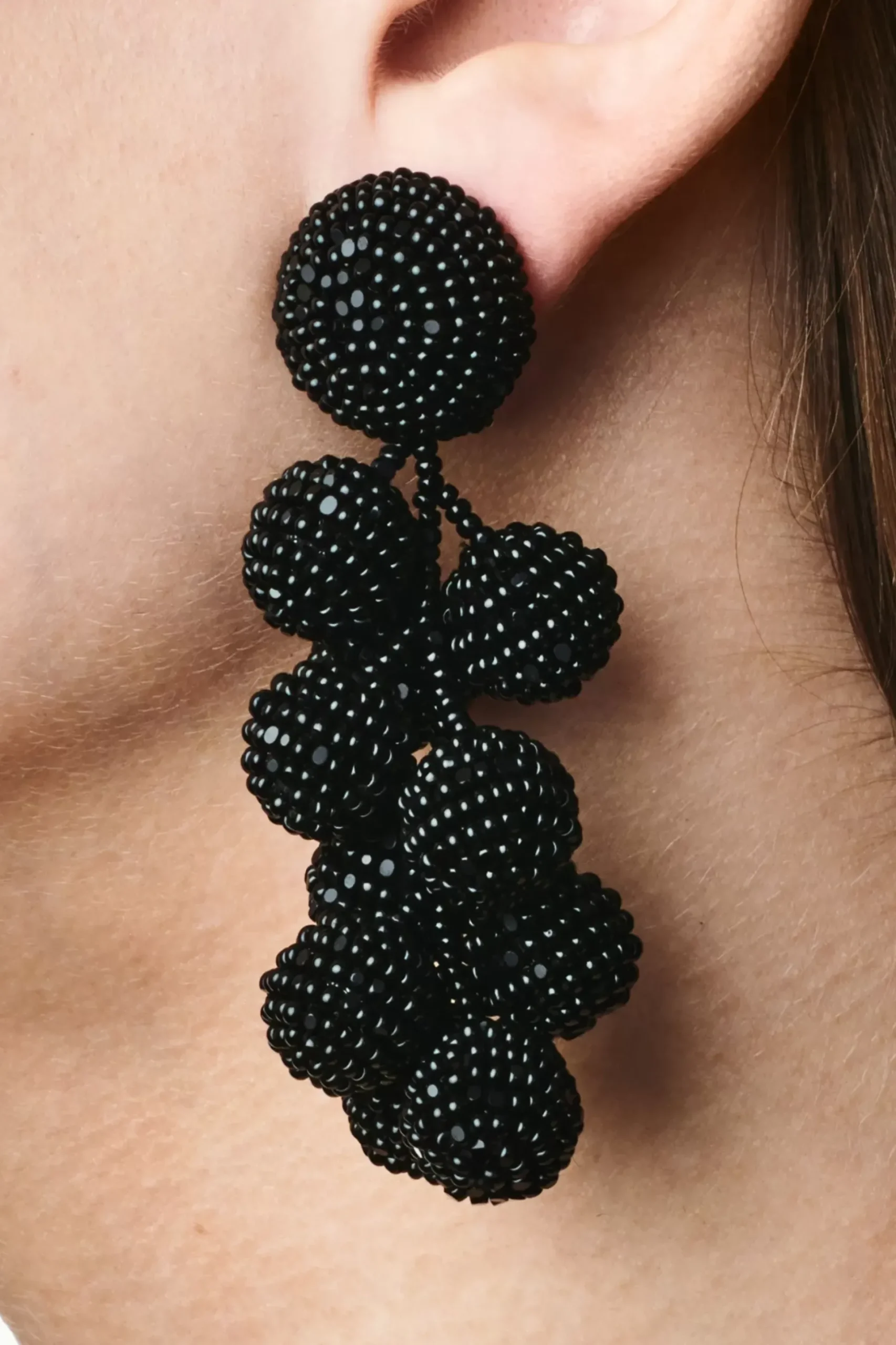 Coconuts Earrings-Smooth Beads-Sachin & Babi Store