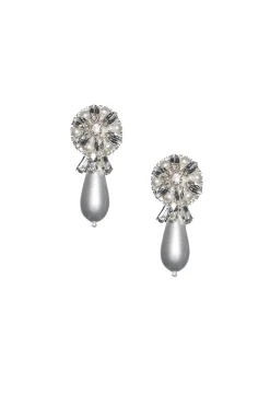 Elisha Earrings-Crystals/Pearl-Sachin & Babi Flash Sale