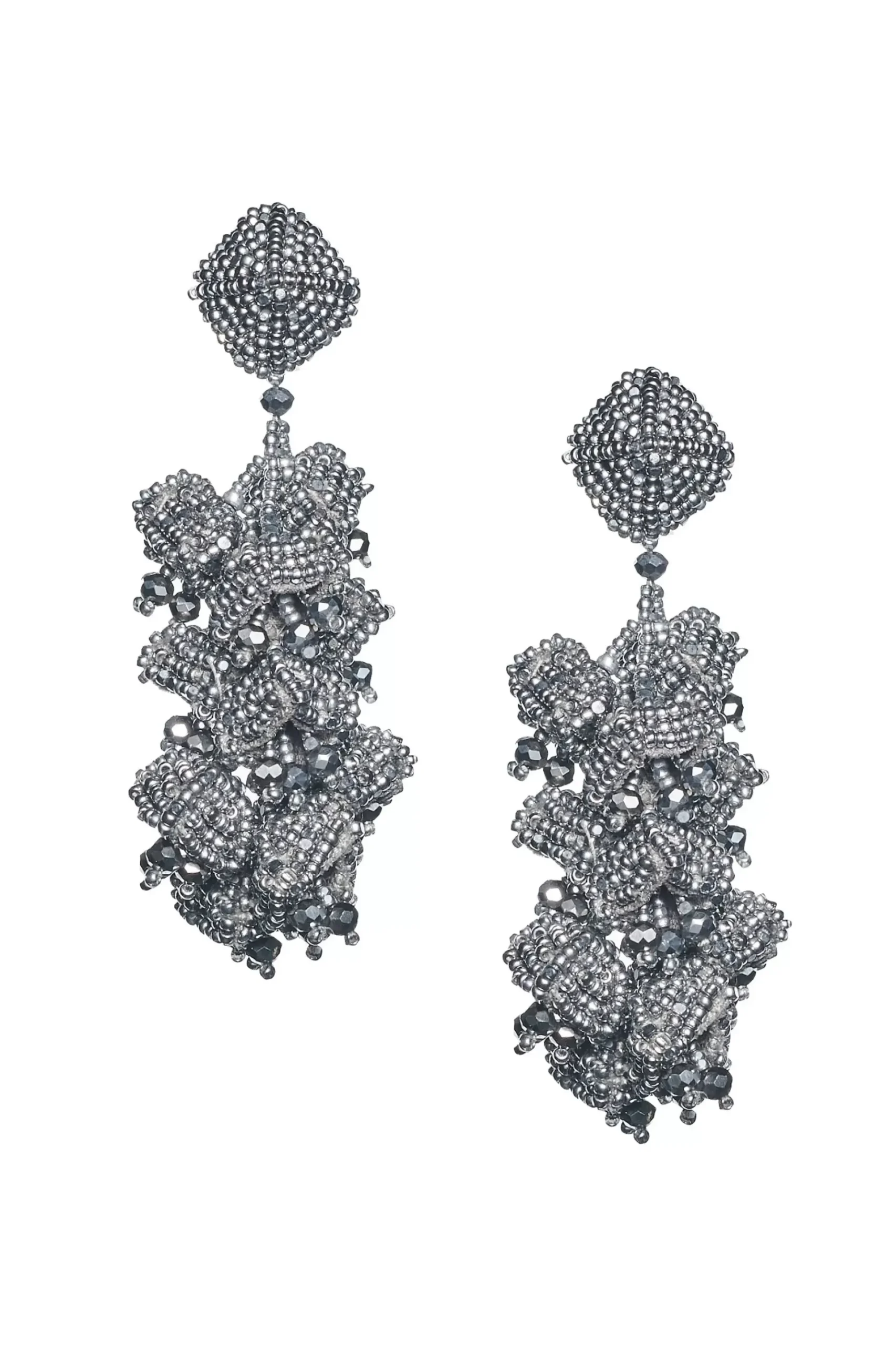Grapes Earrings-Smooth Beads-Sachin & Babi Outlet