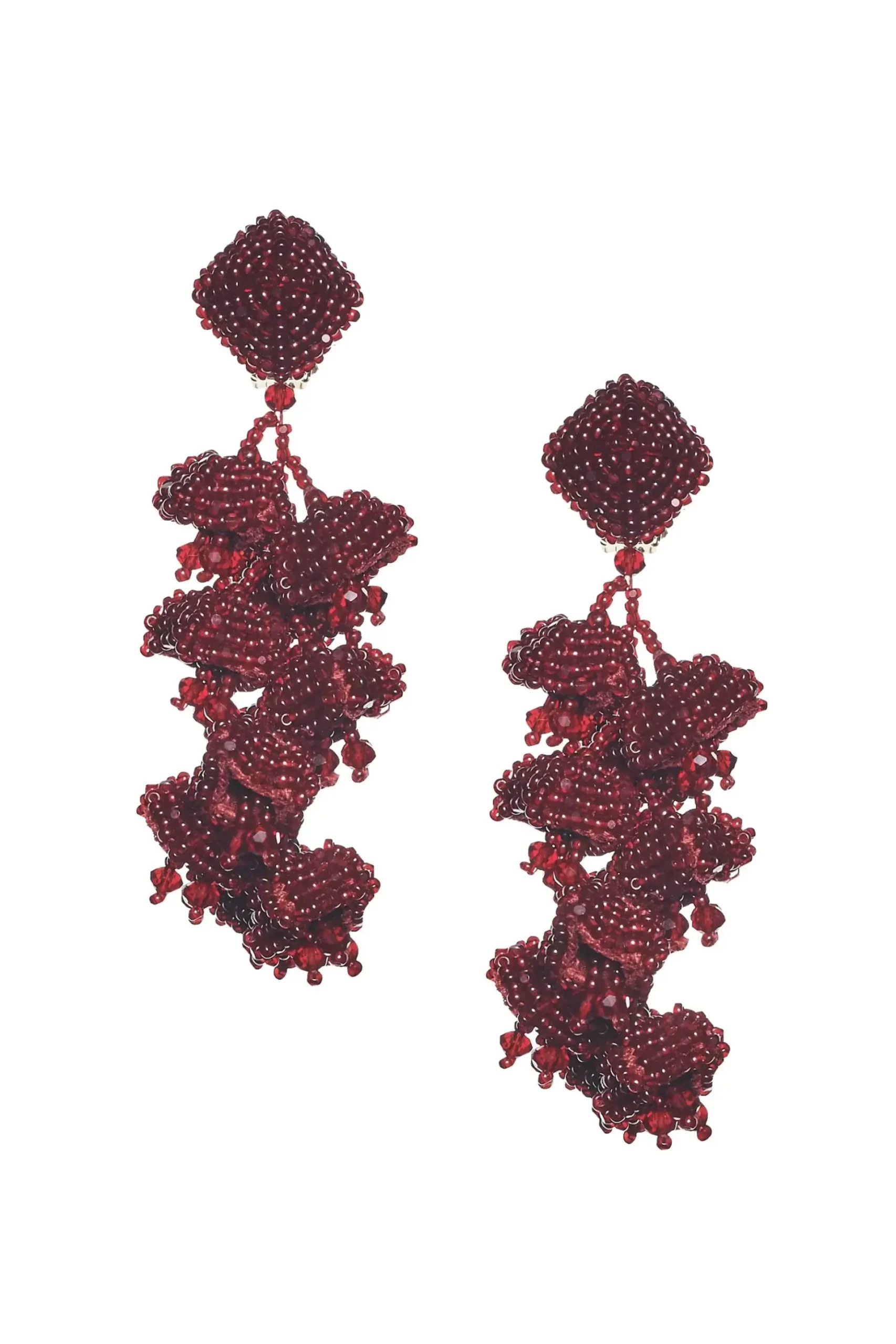 Grapes Earrings-Smooth Beads-Sachin & Babi Outlet