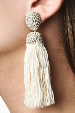 Hilary Earrings-Crystals/Thread-Sachin & Babi Online