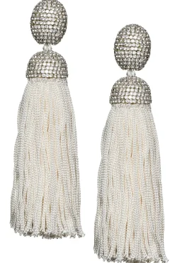 Hilary Earrings-Crystals/Thread-Sachin & Babi Online