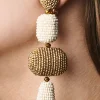Josephine Earrings-Smooth Beads-Sachin & Babi Fashion