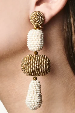 Josephine Earrings-Smooth Beads-Sachin & Babi Fashion