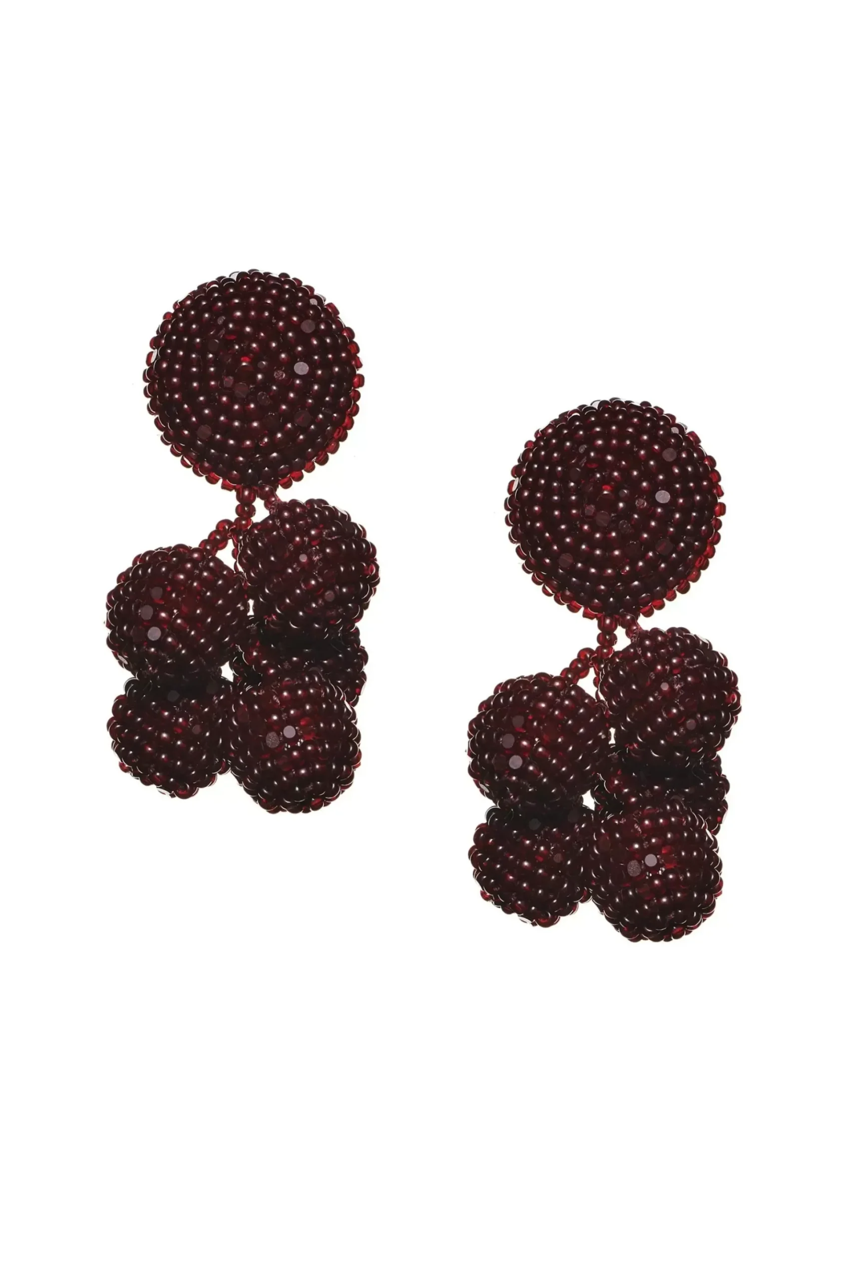 Mini Coconuts Earrings-Faceted Beads-Sachin & Babi New