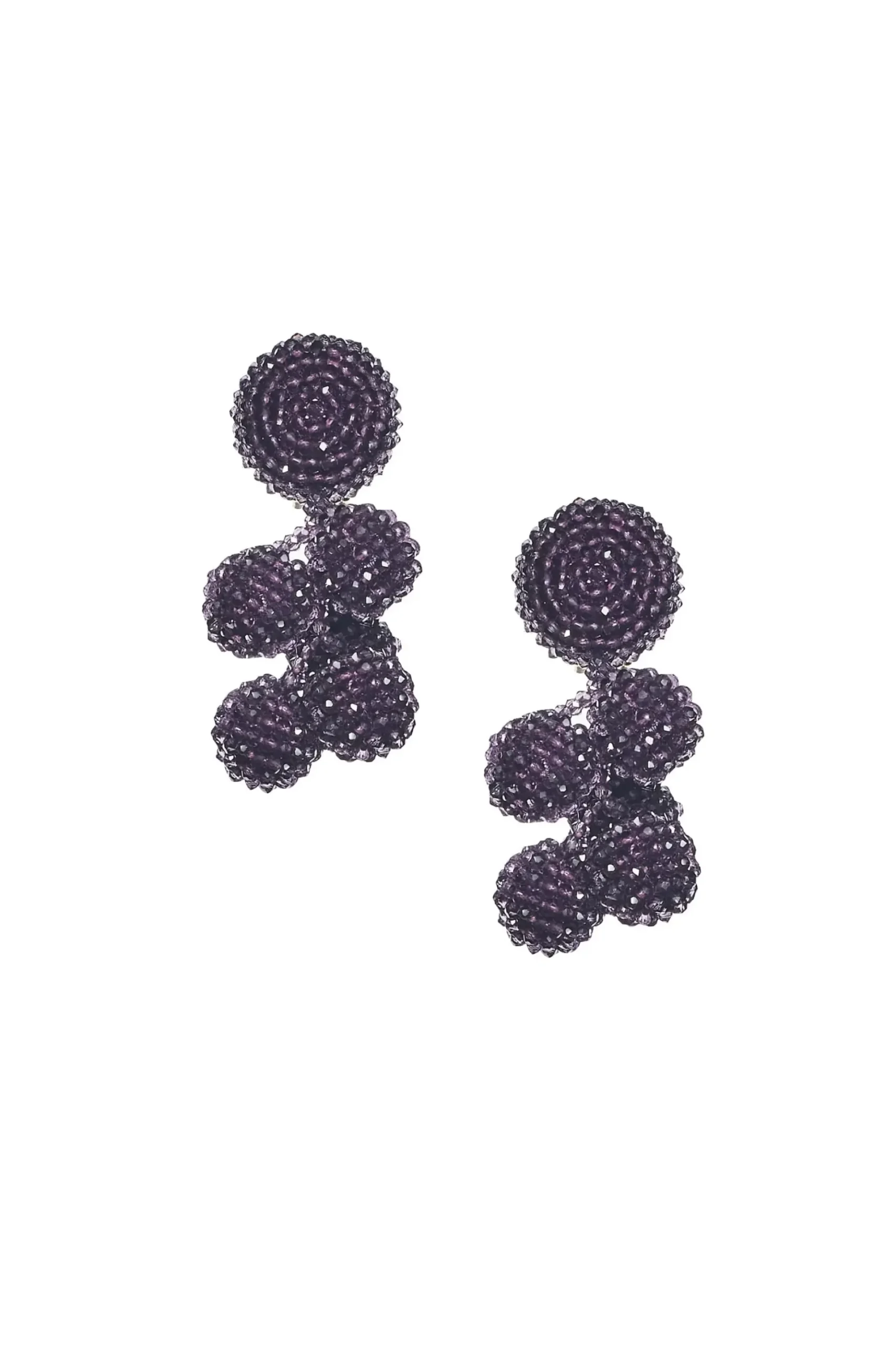 Mini Coconuts Earrings-Faceted Beads-Sachin & Babi New