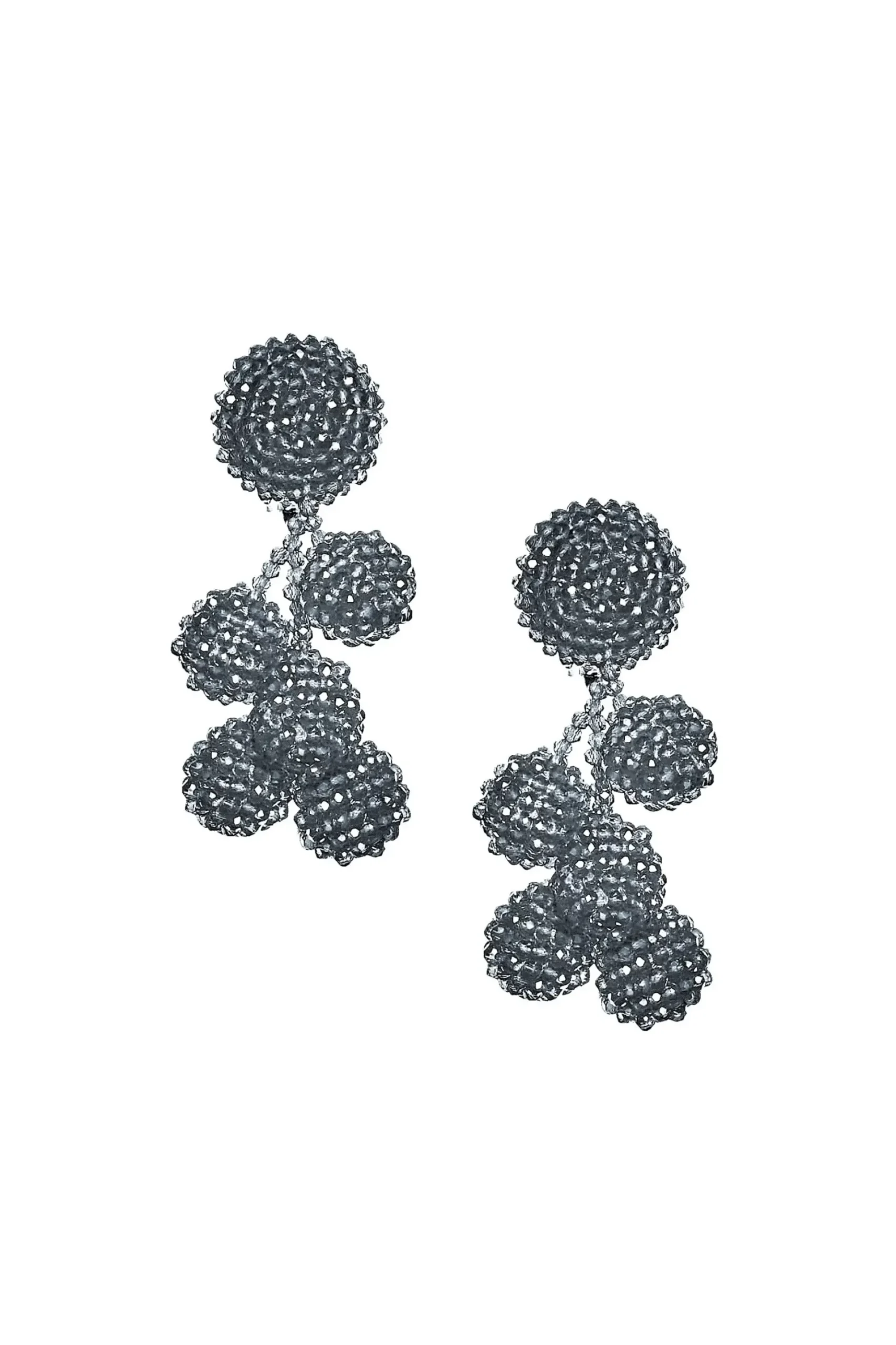 Mini Coconuts Earrings-Metallic Faceted Beads-Sachin & Babi Cheap