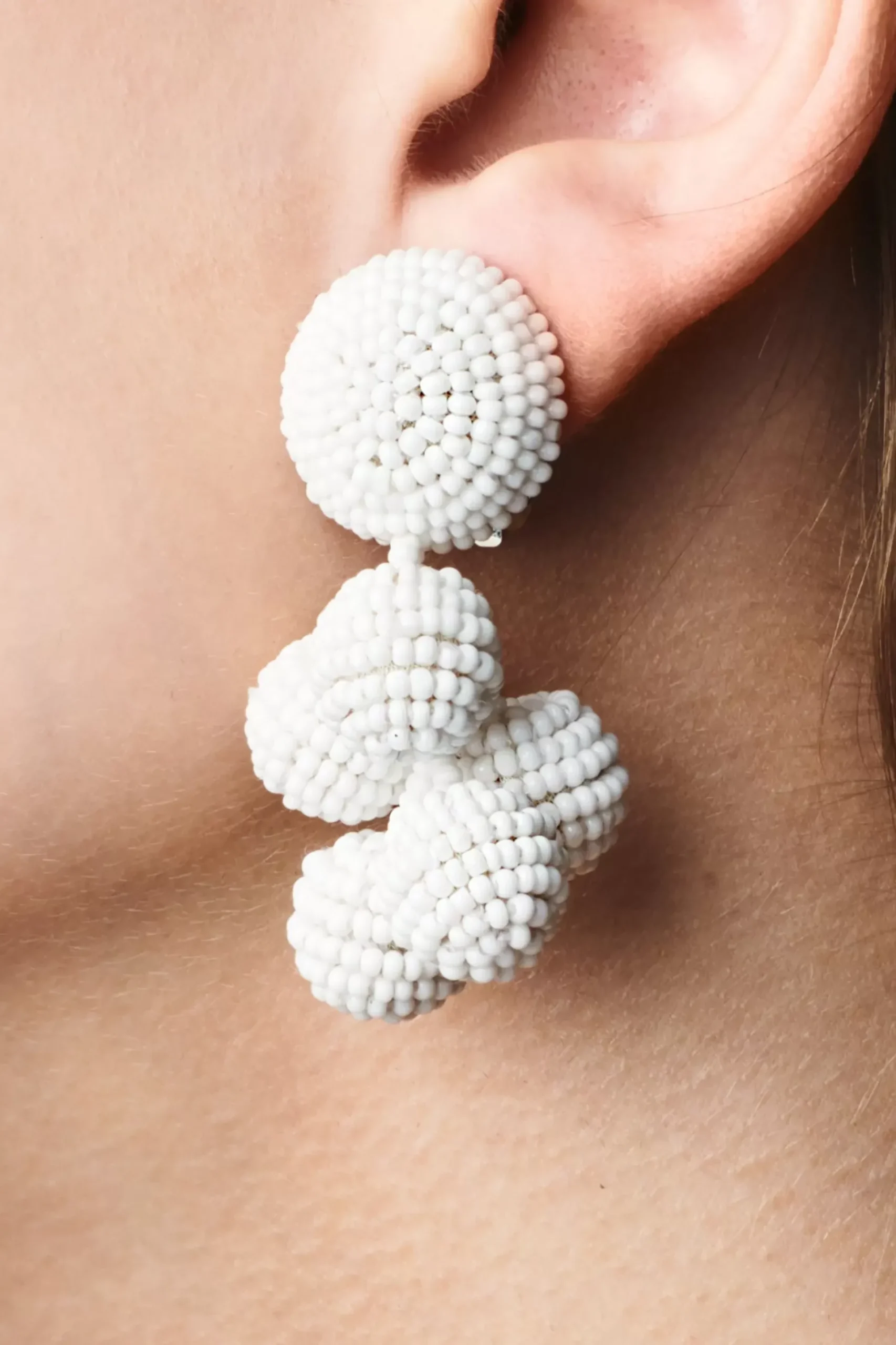 Mini Coconuts Earrings-Smooth Beads-Sachin & Babi Fashion