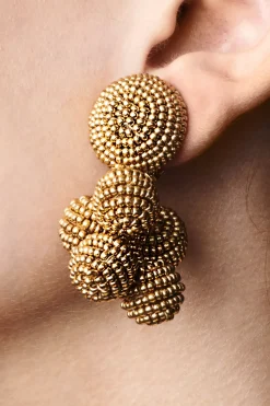 Mini Coconuts Earrings-Smooth Beads-Sachin & Babi Fashion