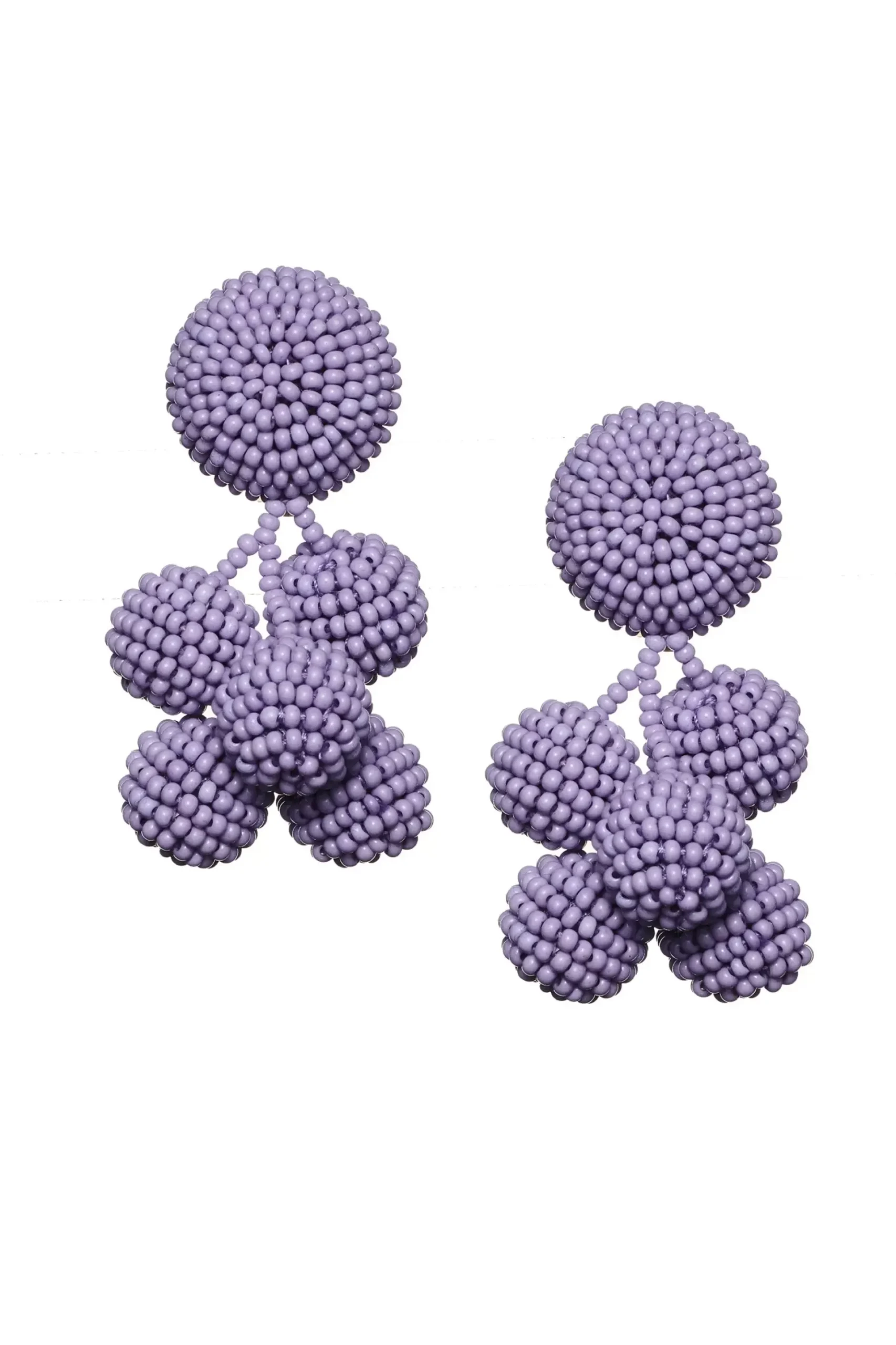Mini Coconuts Earrings-Smooth Beads-Sachin & Babi Fashion