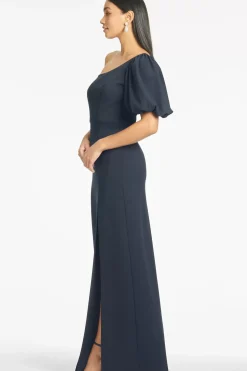 Nadia 4-Way Stretch Crepe Gown-Sachin & Babi Discount