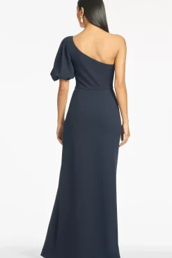 Nadia 4-Way Stretch Crepe Gown-Sachin & Babi Discount