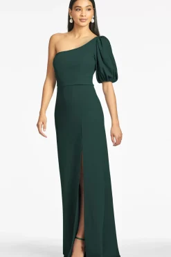 Nadia 4-Way Stretch Crepe Gown-Sachin & Babi Fashion