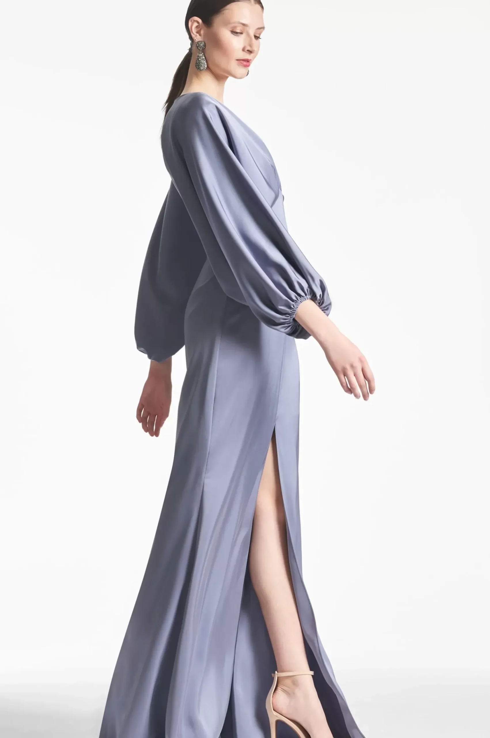 Satin Gabby Gown-Sachin & Babi Outlet