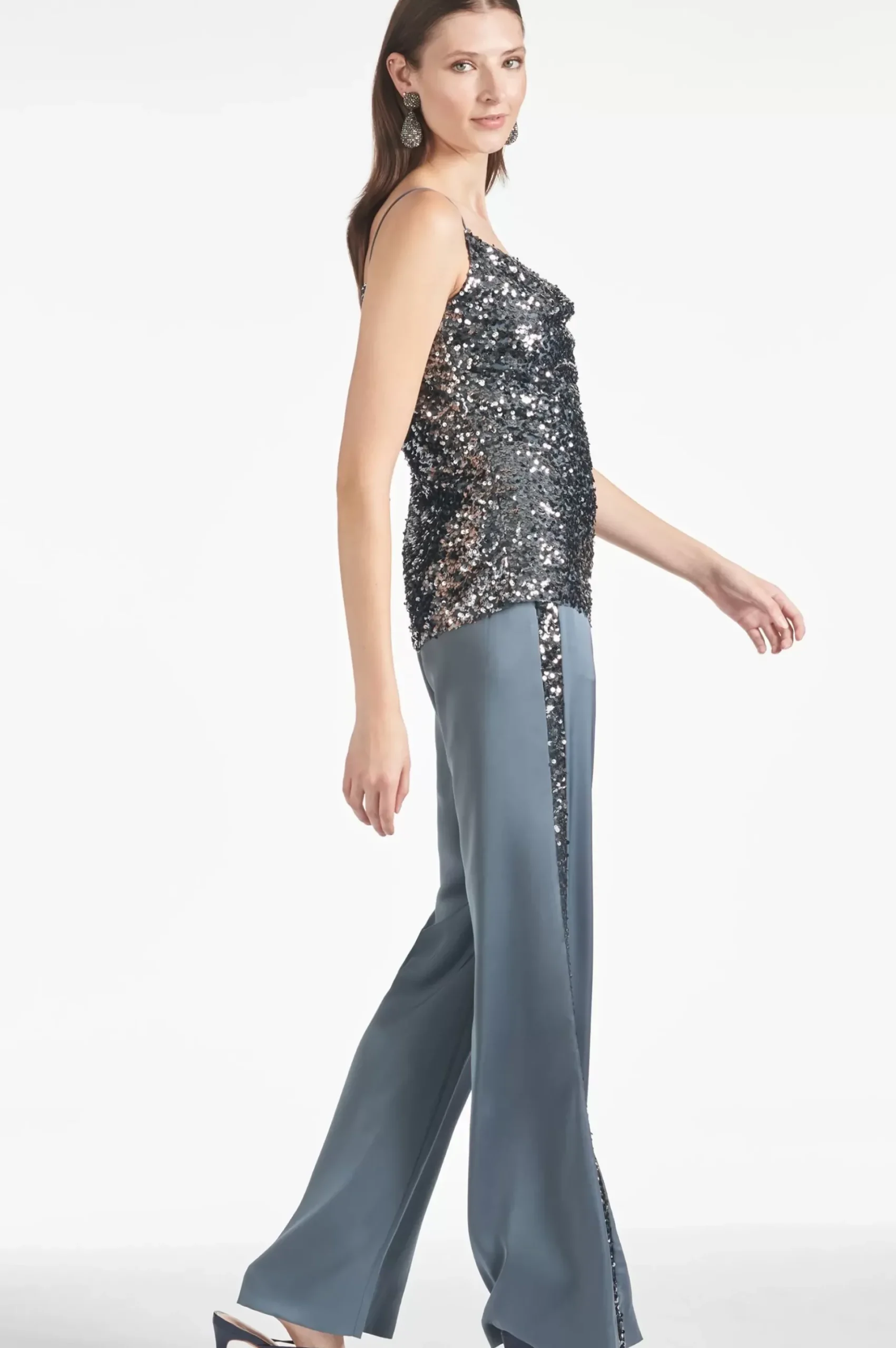 Tuxedo Sequin Alli Pant-Sachin & Babi Shop